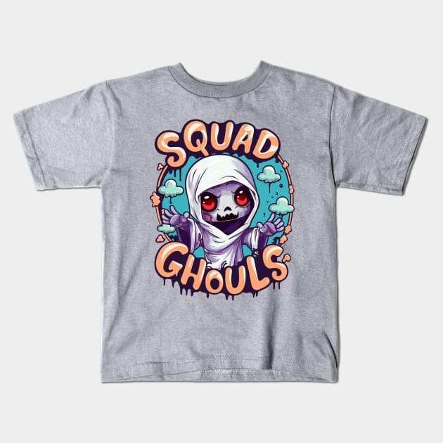 Squad Ghouls Kids T-Shirt by SimplyIdeas